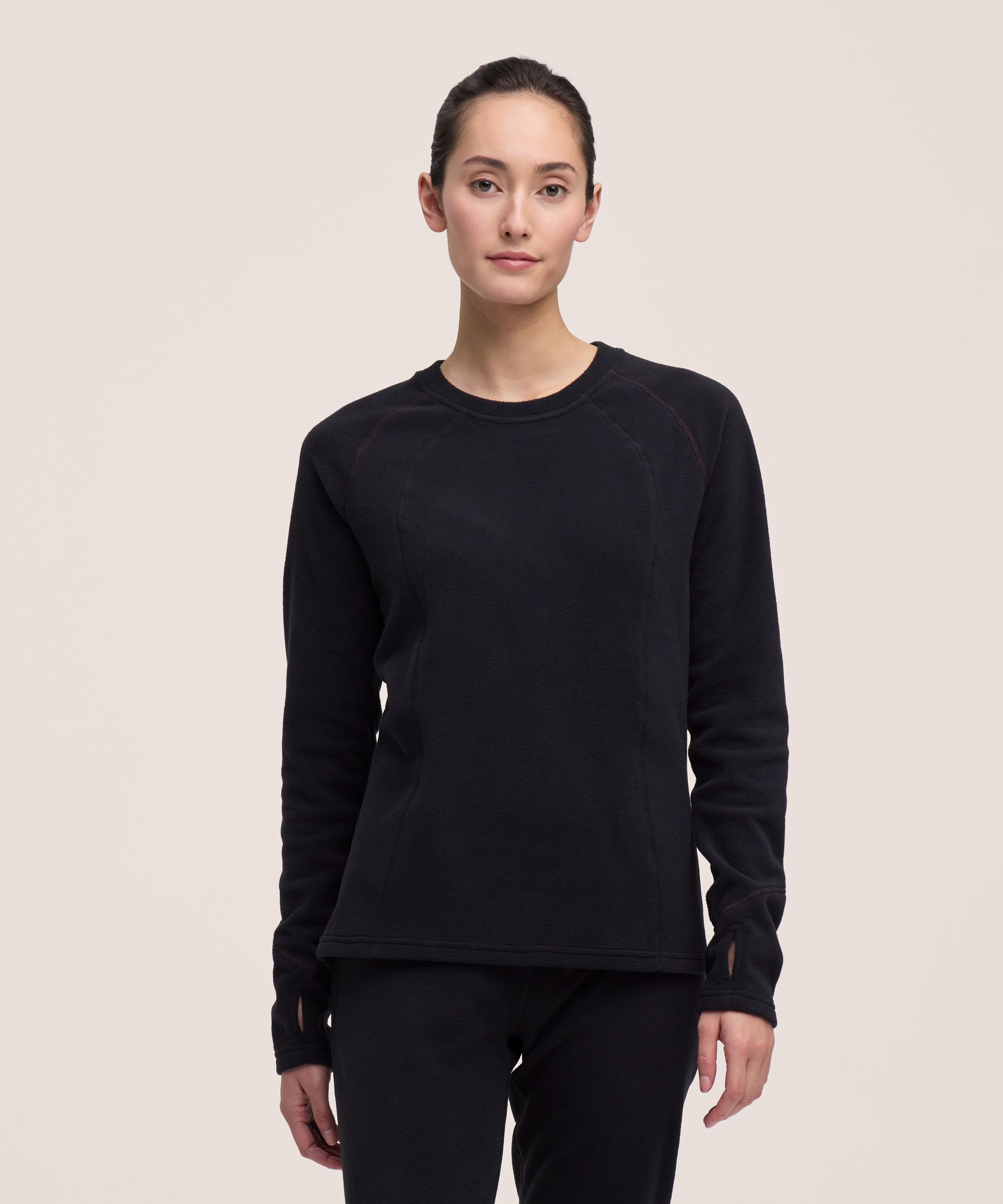 WindRiver Women's T-Max Crewneck Long Sleeve Fleece Top