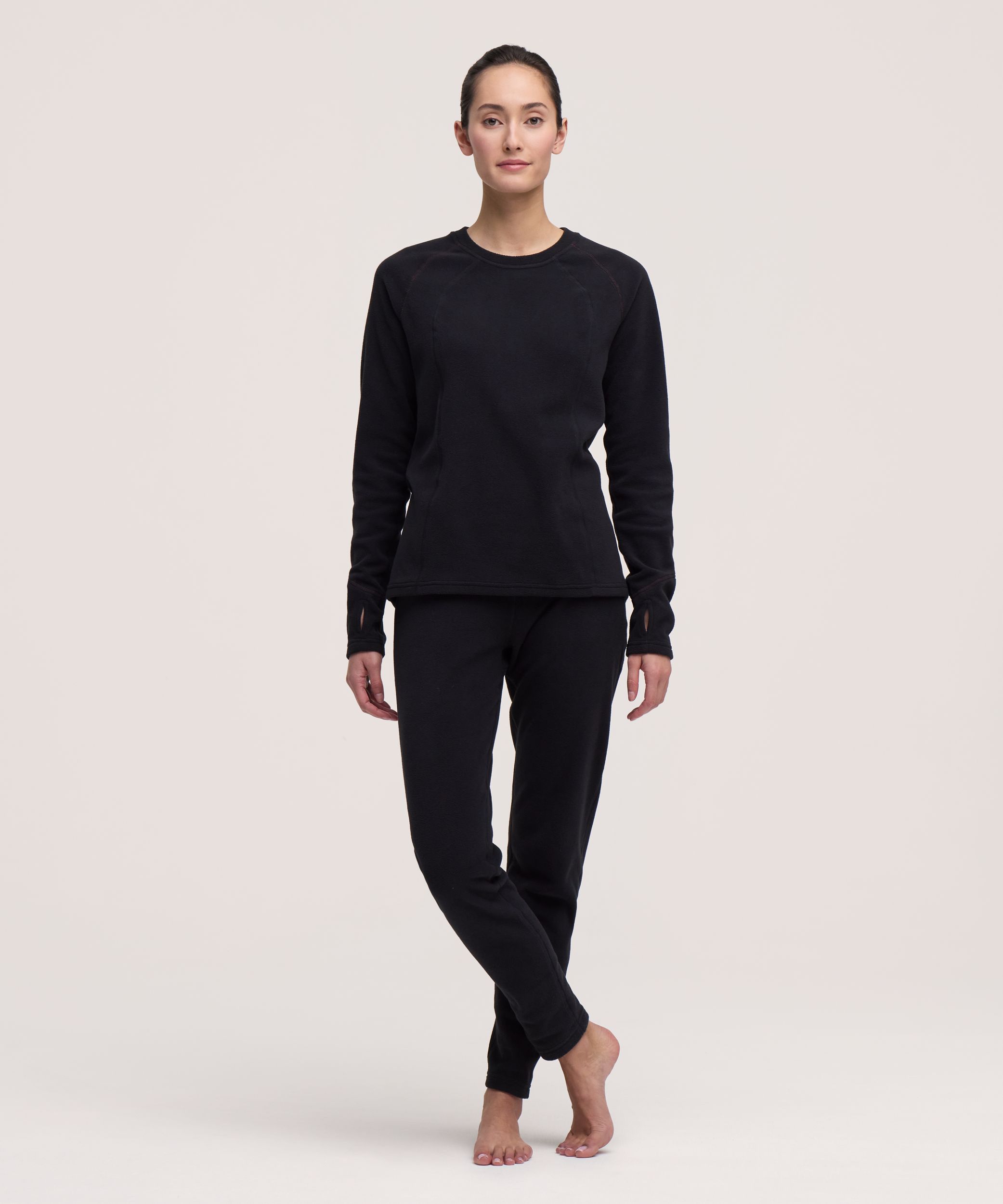 WindRiver Women's T-Max Crewneck Long Sleeve Fleece Top