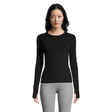 WindRiver Women's T-Max Crewneck Long Sleeve Fleece Top Front_Flat