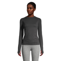 Haut isotherme chiné WindRiver T-MAX HEAT extensible dans 4 sens à manches longues pour femmes Front_Flat