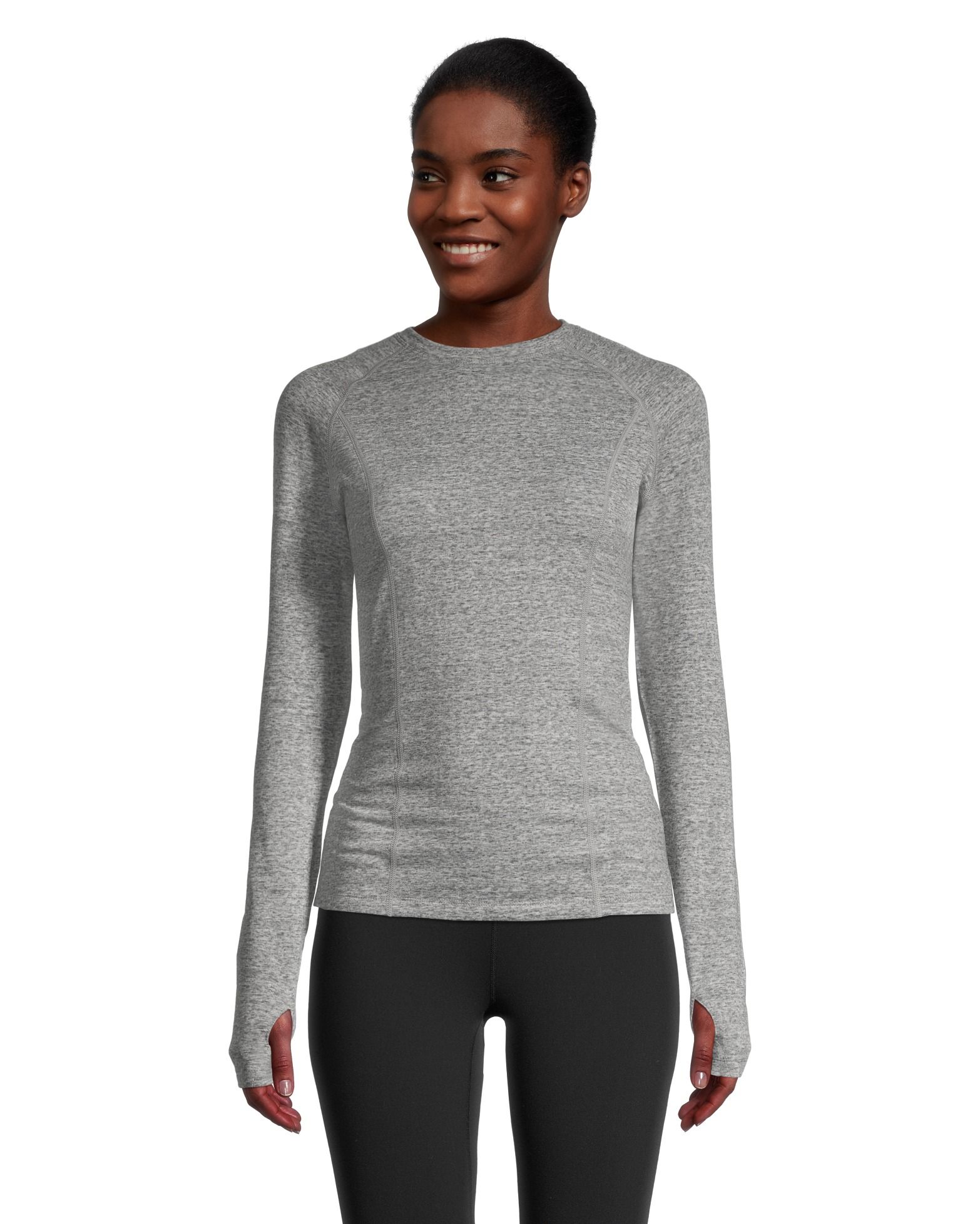 Haut isotherme chiné WindRiver T-MAX HEAT extensible dans 4&nbsp;sens à manches longues pour femmes