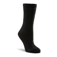 WindRiver Women's T-Max 1 Pack Solid Thermal Crew Socks Front_Angled_Right