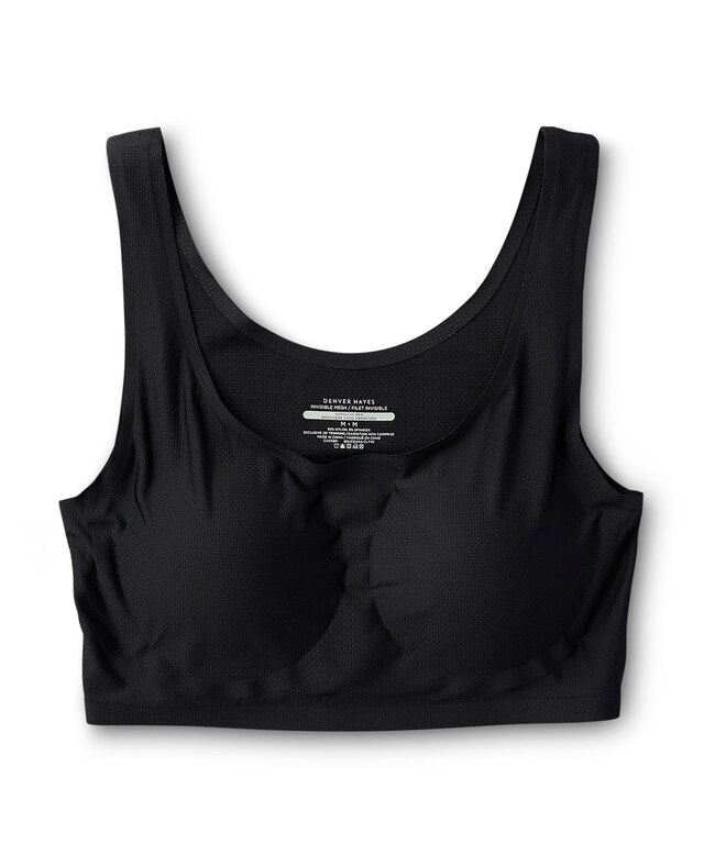 Denver Hayes Women's Invisible Mesh Wireless Bra Marks