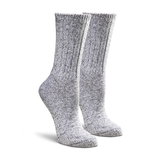Mi-chaussettes en tricot de coton côtelé pour femmes, Denver Hayes, paquet de 2&nbsp;paires