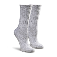 Mi-chaussettes en tricot de coton côtelé pour femmes, Denver Hayes, paquet de 2&nbsp;paires