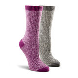 Columbia Women's 2-Pack Super Soft Rib Crew Sock Front_Angled_Right