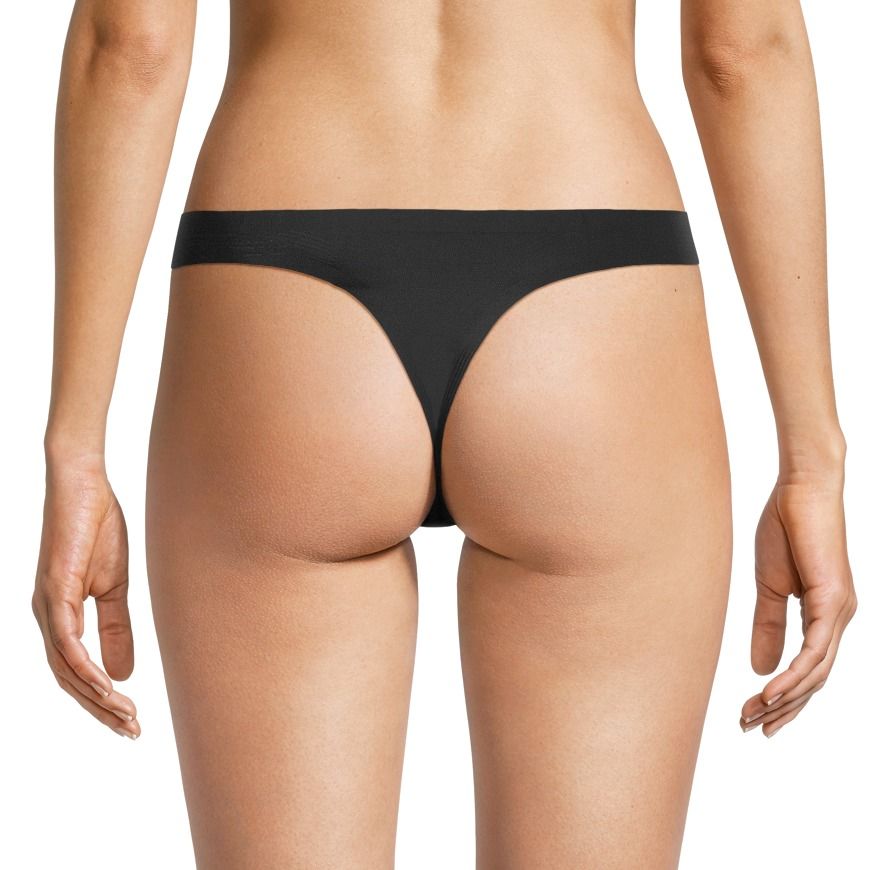Denver Hayes Women's 2 Pack Perfect Fit Panty Invisible Thong