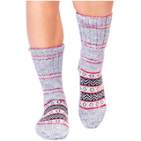 FAZL Unisex Handmade Cozy Himalayan Socks Front_Flat