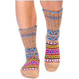FAZL Unisex Handmade Cozy Himalayan Socks Front_Flat