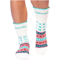 FAZL Women's Handmade Cozy Himalayan Socks Front_Flat