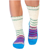 FAZL Women's Junglee (Wild) Woolen Socks Front_Flat