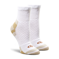 Socquettes santé pour femmes, Copper Sole, paquet de 2 paires Front_Angled_Right