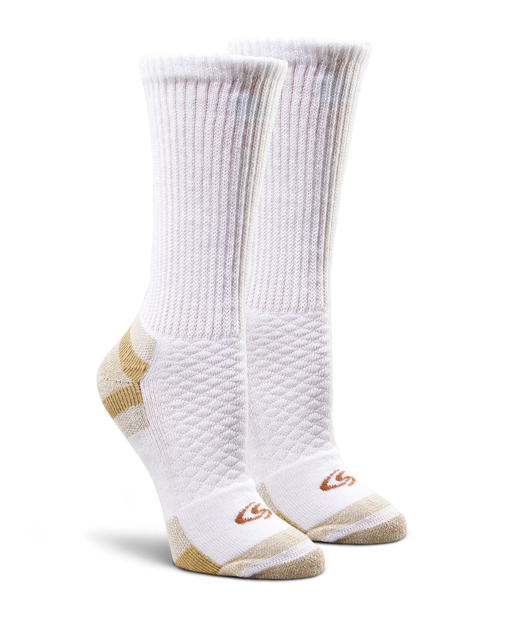 Mi-chaussettes santé pour femmes, Copper Sole, paquet de 2&nbsp;paires