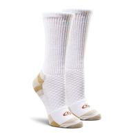 Copper Sole Women's 2 Pack Health Crew Socks