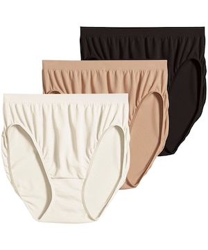 Jockey® Women's 3-Pack Comfies Micro Seamfree French Cut Panties