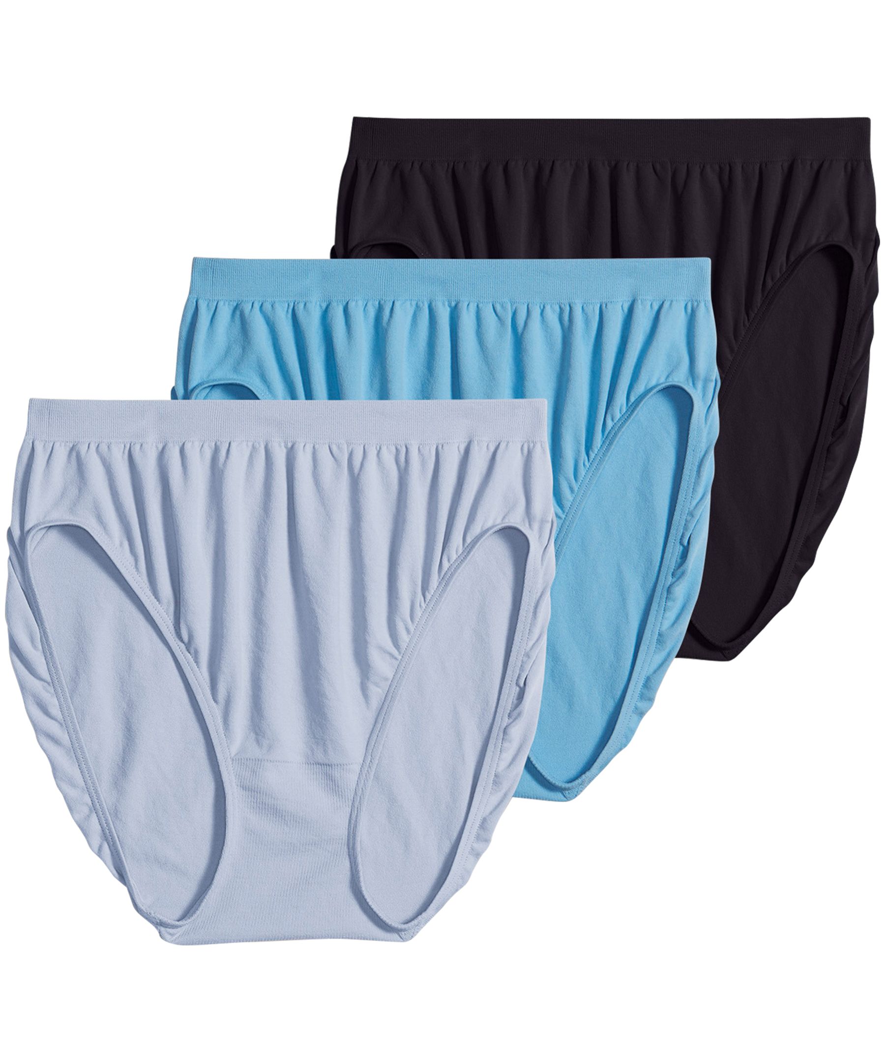 Jockey® Women's 3-Pack Comfies Micro Seamfree French Cut Panties