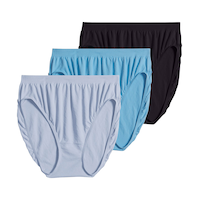 Culottes à la française en microfibre sans coutures pour femmes, Comfies, Jockey®, paquet de 3 Front_Flat