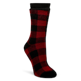 WindRiver Women's T-Max Print Thermal Crew Socks Front_Angled_Right