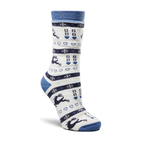 WindRiver Women's T-Max Print Thermal Crew Socks