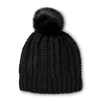 Denver Hayes Women's Cable Pom Toque Front_Flat