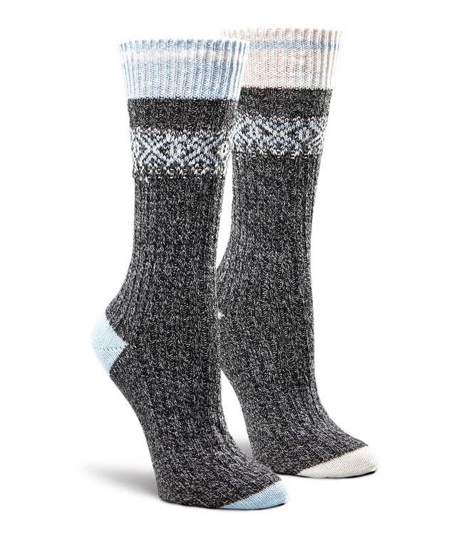 Chaussettes collégiales décontractées WindRiver QUAD COMFORT de plein air pour femmes, paquet de 2&nbsp;paires