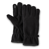 Gants doublés de molleton compatibles avec les écrans tactiles pour femmes, Denver Hayes Front_Flat