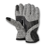 Kombi Women's Harmony Wool Blend Touch Screen Compatabile Gloves - Heather Grey Composite_or_Mixed