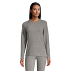 WESBR Women's Thermal Underwear, Cashmere top thermal underwear woman  winter thermal shirt woman clothes underwear wear thermal clothes woman  (Color : Gray, Size : M only top): Buy Online at Best Price