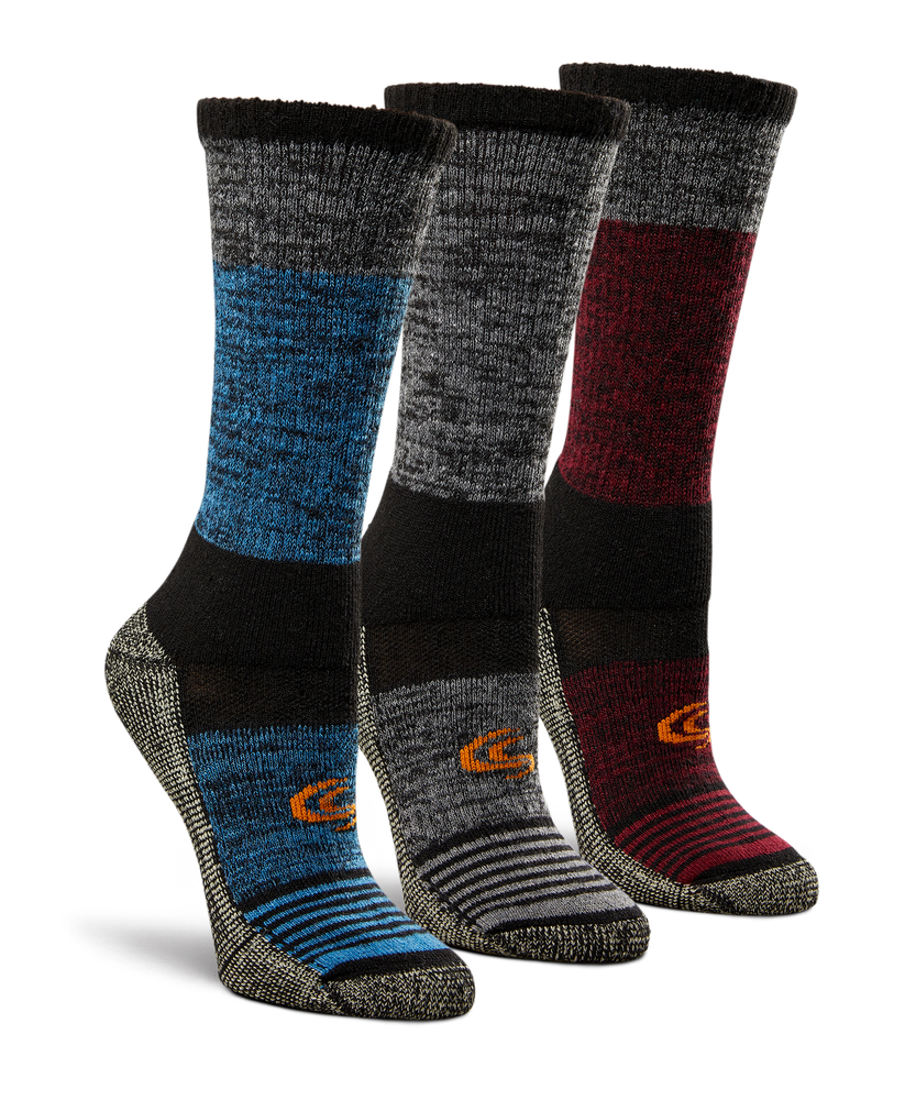Copper Sole Men's T-MAX Heat Brushed Thermal Socks