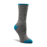 WindRiver Women's Quad Comfort Outdoor Thermal Crew Socks Front_Angled_Right