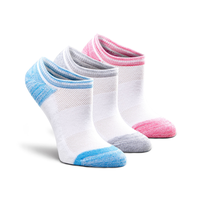 Shambhala Women's 3 Pack Freshtech Sneaker Sport Socks Front_Angled_Right