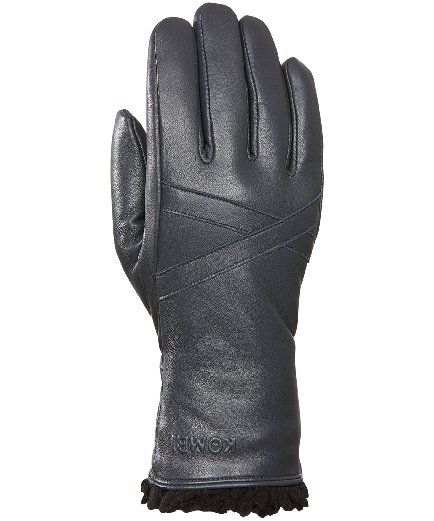 cvtvlist CROSS LEATHER GLOVES '25 ブラック Leather Gloves with Silk Lining - Clémence – Cornelia James