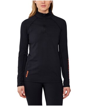 Haut couche de base à fermeture à glissière pour femmes, Redheat Extreme, Kombi