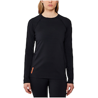 Haut couche de base à encolure ras du cou pour femmes, Redheat Extreme, Kombi Front_Flat
