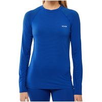 Kombi Women's Redheat Active Crew Neck Baselayer Top Front_Flat