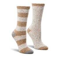 Mi-chaussettes chandail en tricot côtelé pour femmes, Denver Hayes, paquet de 2&nbsp;paires