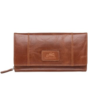 Casablanca Portefeuille Rfid Moyen Pour Dames Cognac, Mancini Leather Goods