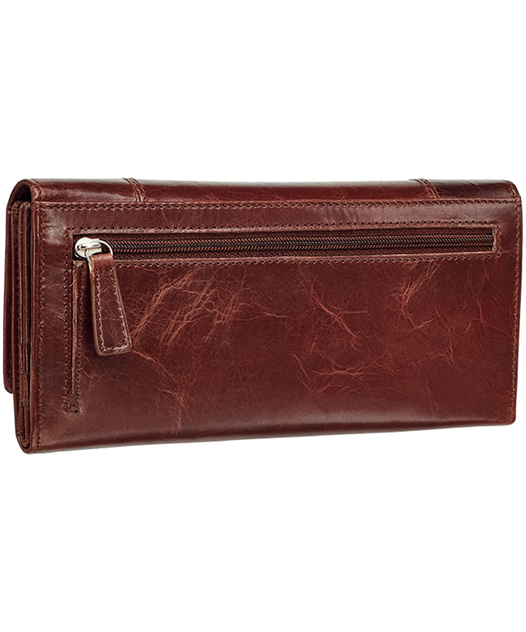 Mancini Leather Goods Women's Casablanca RFID Secure Trifold Wallet