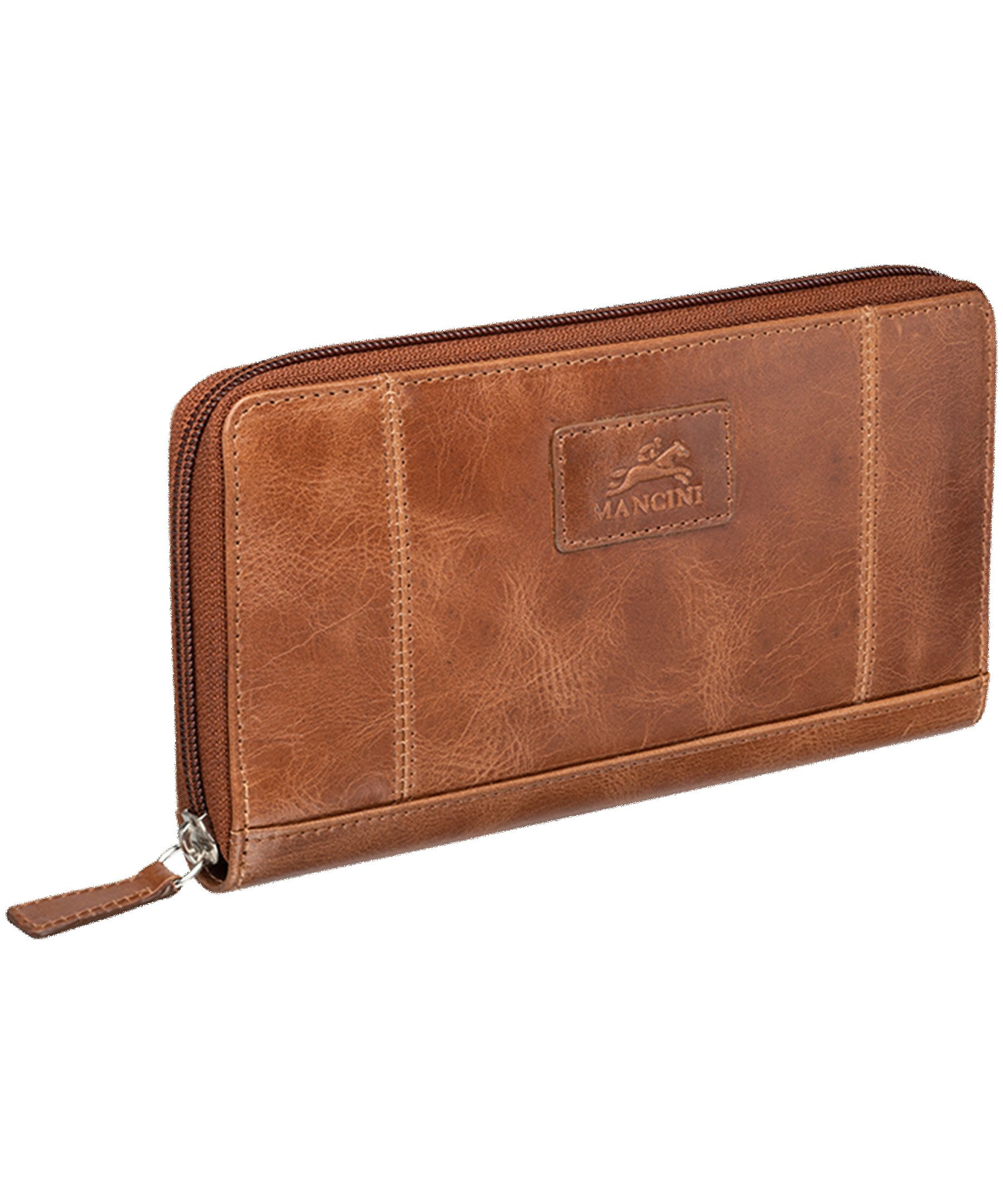 Mancini Leather Goods Women's Casablanca RFID Secure Clutch Wallet