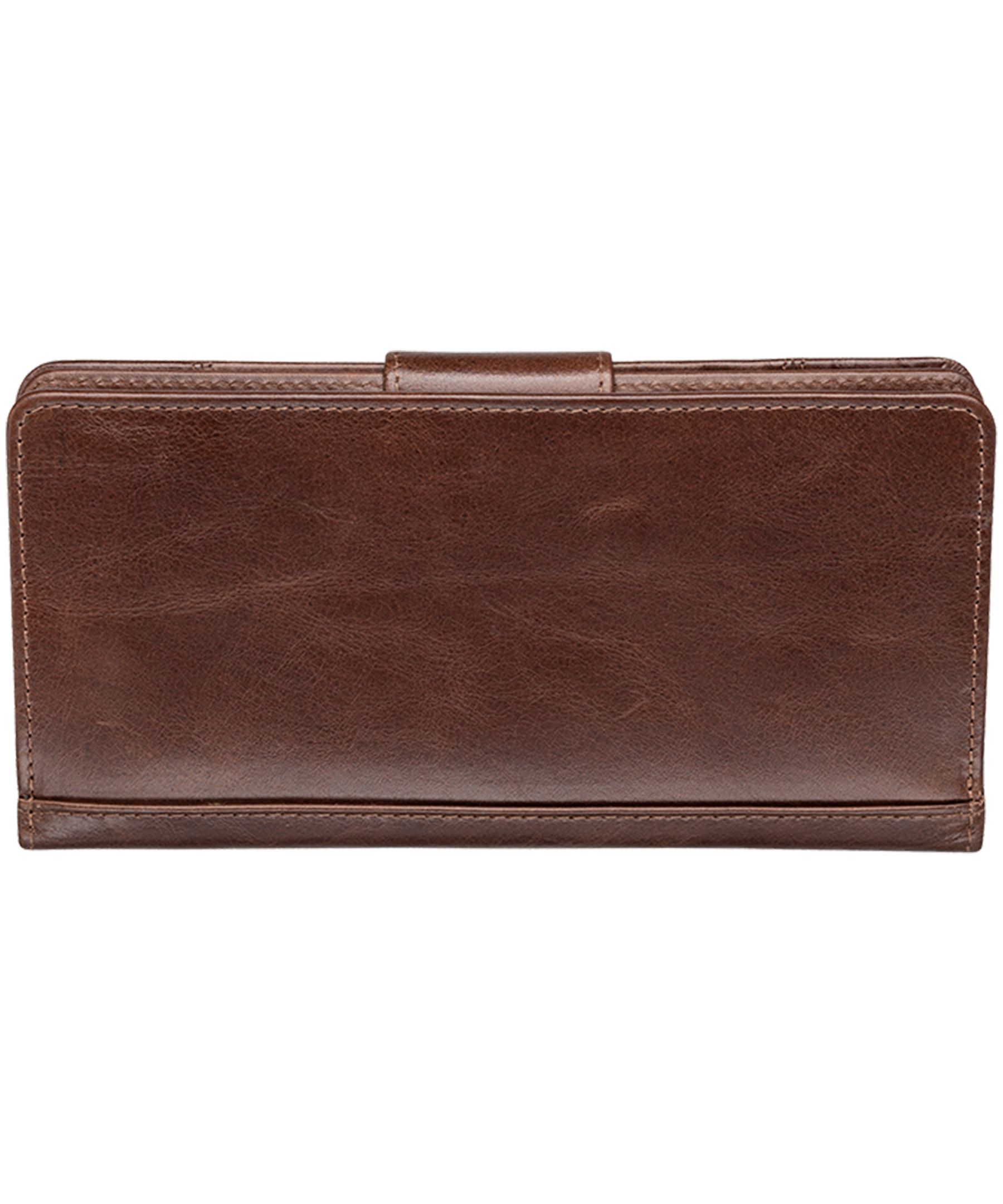 Casablanca Portefeuille Rfid Pour Dames Brun, Mancini Leather Goods