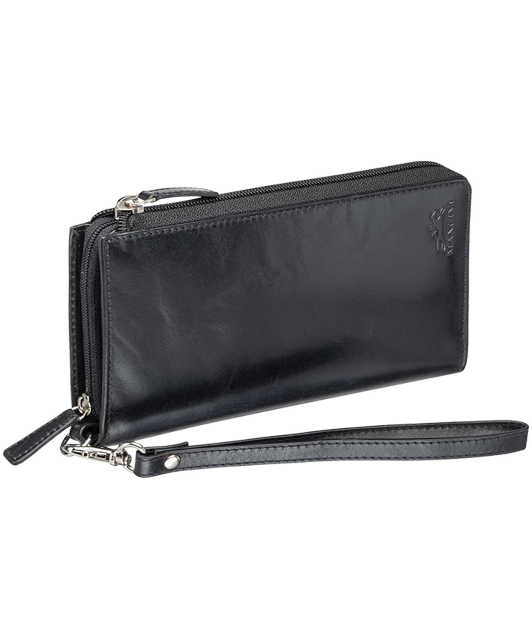 Casablanca Portefeuille Rfid Clutch Pour Dames, Mancini Leather Goods