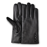 Denver Hayes Women's T-Max Insulated Leather Gloves - Black Composite_or_Mixed
