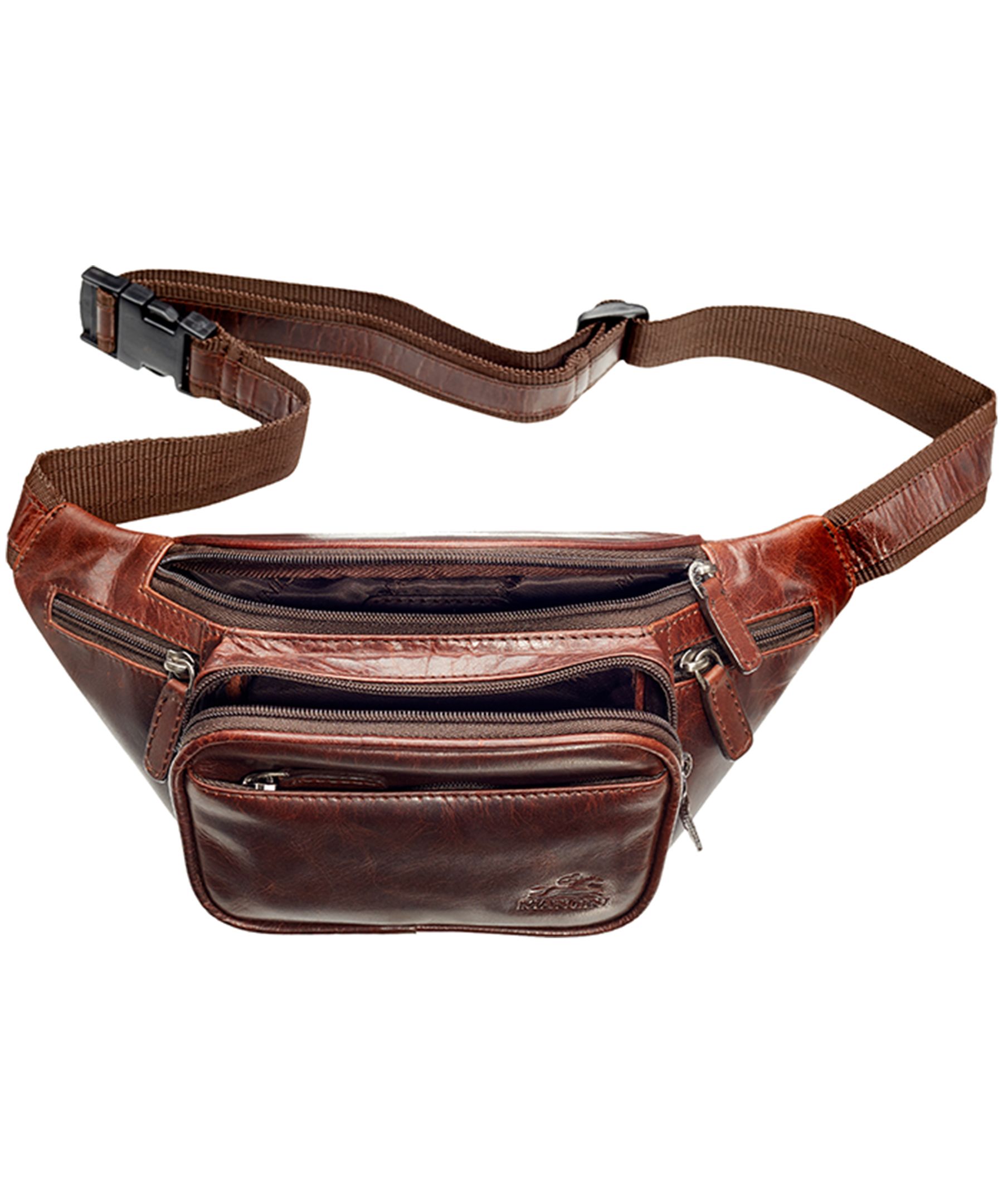 Mancini Leather Goods Women's Buffalo Classic Waist Bag