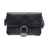 Mancini Leather Goods Women's Buffalo Slim Waist Bag Front_Flat