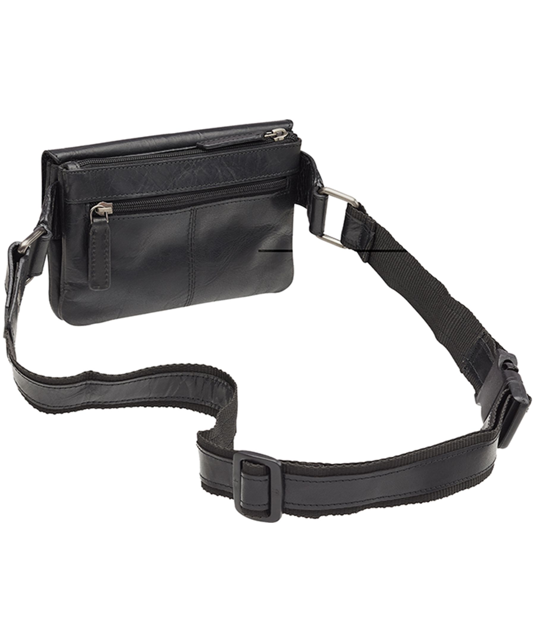 Mancini Leather Goods Women's Buffalo Slim Waist Bag