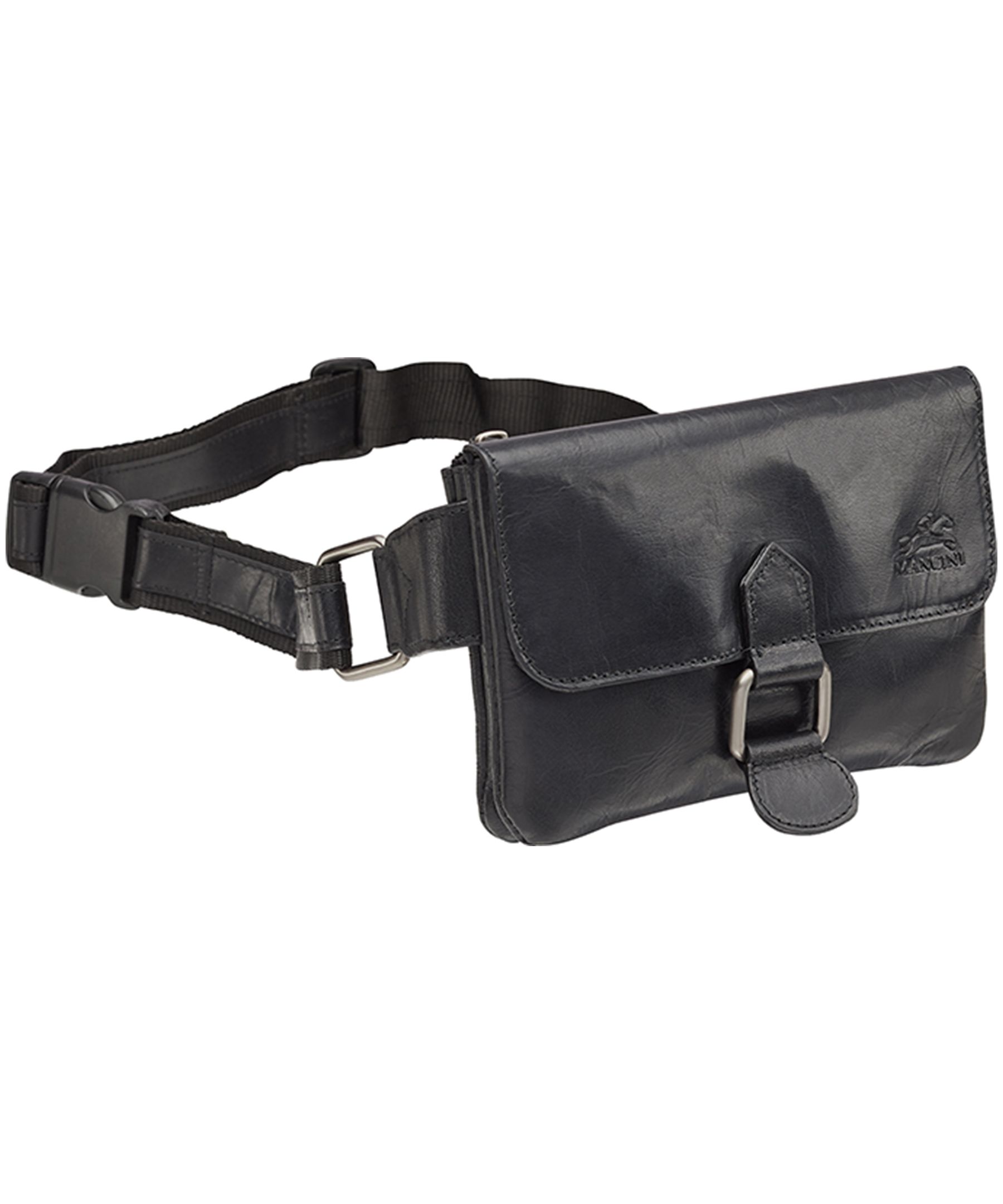 Mancini Leather Goods Women's Buffalo Slim Waist Bag