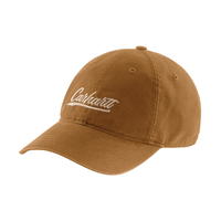 Carhartt Women's Script Force Canvas Ball Cap Front_Three_Fourths_Angled_Left