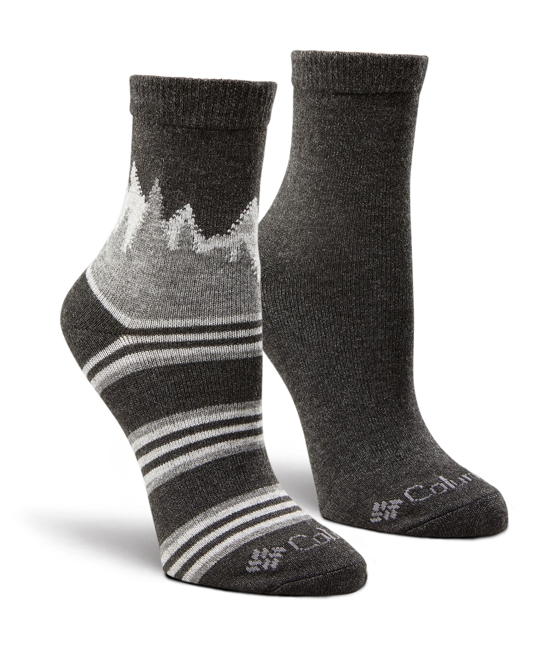 Columbia Women's 2 Pack Space Dye Lightweight Ankle Socks