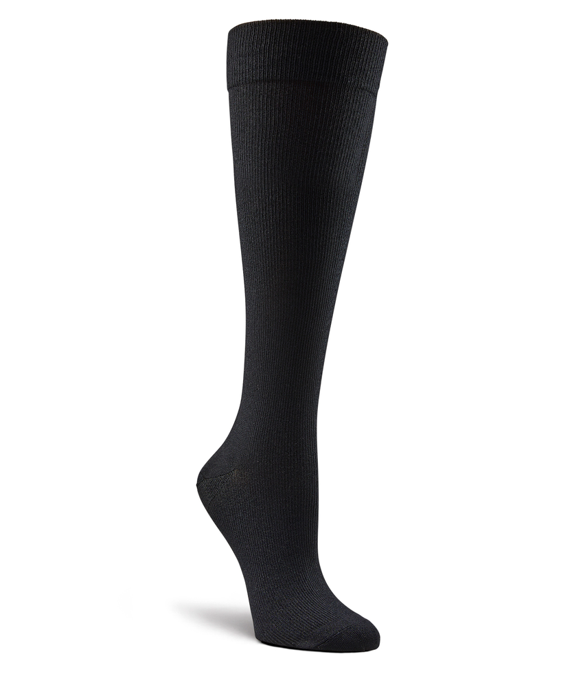 Wel-max Chaussettes de longueur genou à compression légère pour femmes