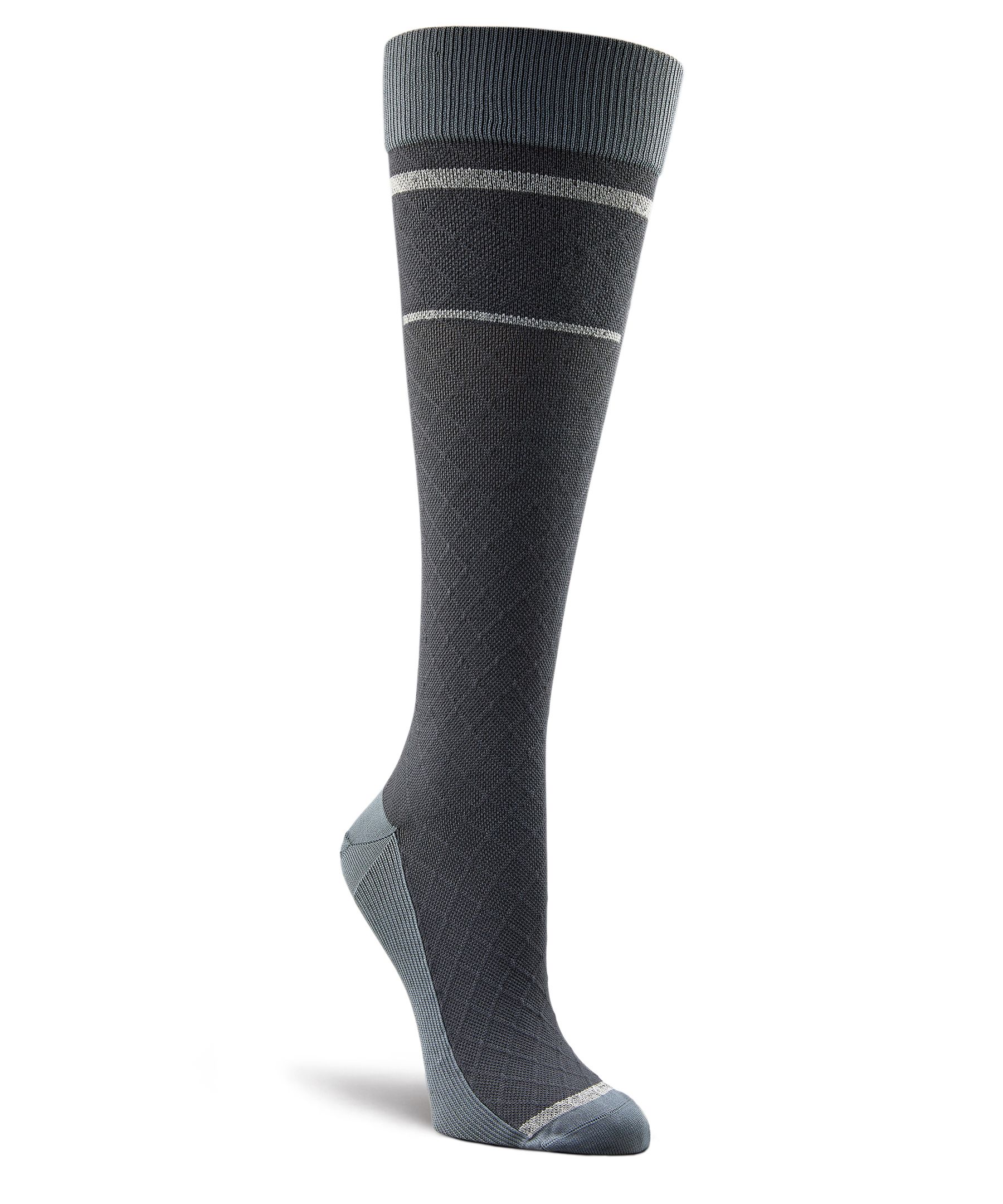 Wel-max Chaussettes de longueur genou à compression légère pour femmes